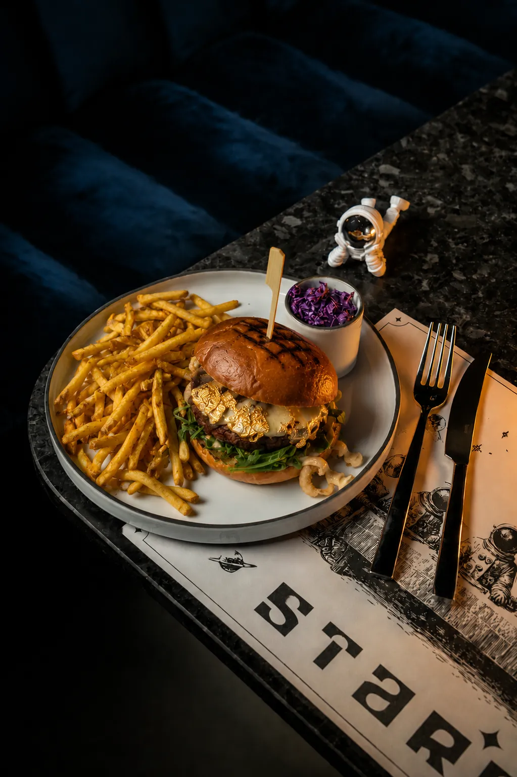 24K Golden Wagyu Burger